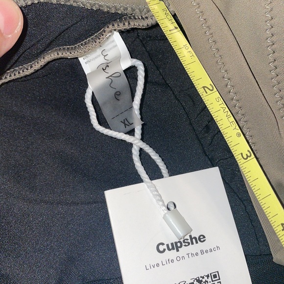 NWT Cupshe Take My Heart Mesh One-Piece Swimsuit Size XL - Picture 6 of 8